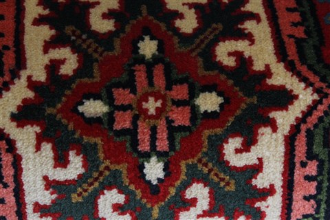 Heriz Black Hand Knotted 27 X 61 Area Rug 250-26226 Image 6