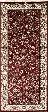 Kashmar Beige Runner Hand Knotted 2'7" X 6'1"  Area Rug 250-26230
