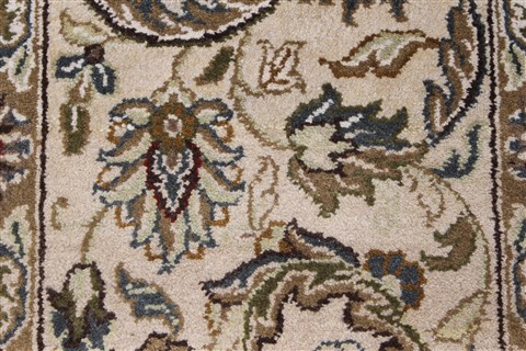 Kashmar Beige Runner Hand Knotted 20 X 62 Area Rug 250-26234 Image 4