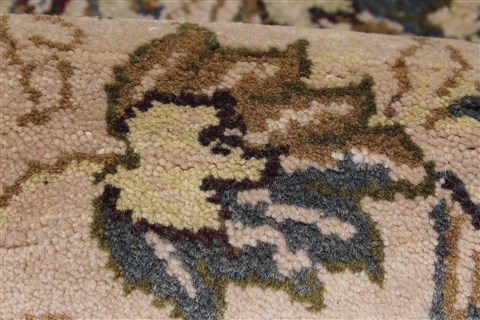Kashmar Beige Runner Hand Knotted 20 X 62 Area Rug 250-26234 Image 9