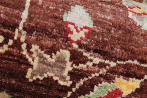 Pishavar Beige Runner Hand Knotted 21 X 50 Area Rug 250-26235 Image 8