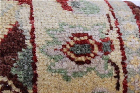 Pishavar Beige Runner Hand Knotted 20 X 56 Area Rug 250-26236 Image 10