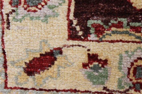 Pishavar Beige Runner Hand Knotted 20 X 56 Area Rug 250-26236 Image 8