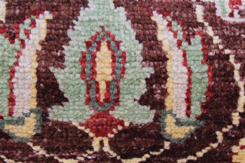 Pishavar Beige Runner Hand Knotted 20 X 56 Area Rug 250-26236 Image 9