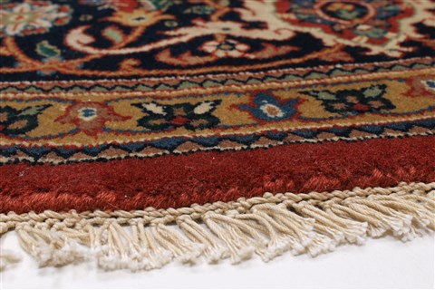 Herati Beige Round Hand Knotted 80 X 80 Area Rug 250-26237 Image 5