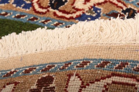 Nain Green Hand Knotted 110 X 28 Area Rug 100-26238 Image 6