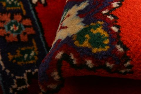 Pak-Persian Red Hand Knotted 110 X 29 Area Rug 100-26240 Image 1