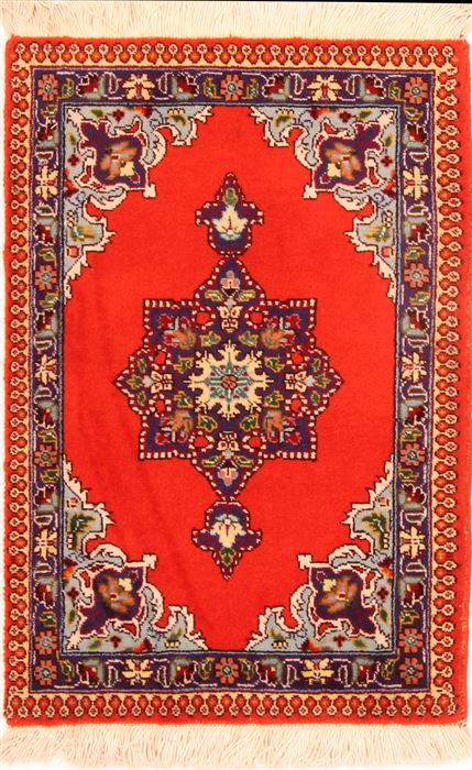 Pak-Persian Red Hand Knotted 110 X 29 Area Rug 100-26240 Image 0