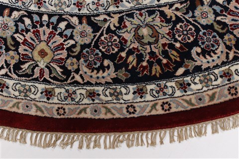 Kashmar Beige Round Hand Knotted 83 X 83 Area Rug 250-26245 Image 4