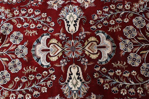 Kashmar Beige Round Hand Knotted 83 X 83 Area Rug 250-26245 Image 5