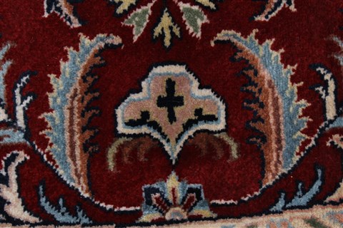 Kashmar Beige Round Hand Knotted 83 X 83 Area Rug 250-26245 Image 8