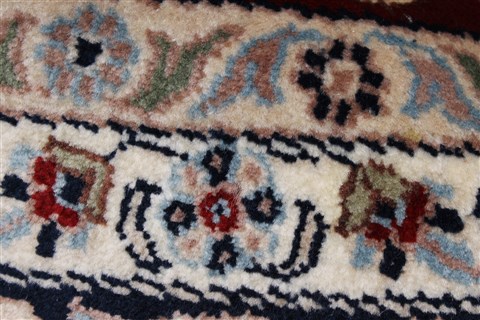 Kashmar Beige Round Hand Knotted 83 X 83 Area Rug 250-26245 Image 9
