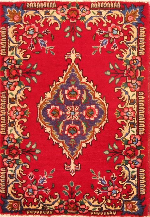 Tabriz Red Hand Knotted 111 X 29 Area Rug 253-26247 Image 0