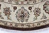 Pishavar Beige Round Hand Knotted 80 X 80 Area Rug 250-26249 Thumb 2
