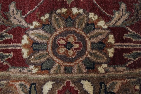 Kashmar Beige Round Hand Knotted 81 X 81 Area Rug 250-26252 Image 7