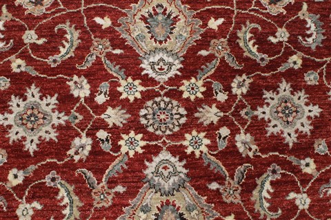 Chobi Beige Round Hand Knotted 711 X 711 Area Rug 250-26253 Image 4