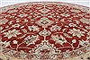 Chobi Beige Round Hand Knotted 711 X 711  Area Rug 250-26253 Thumb 1