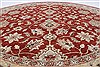 Chobi Beige Round Hand Knotted 711 X 711 Area Rug 250-26253 Thumb 1
