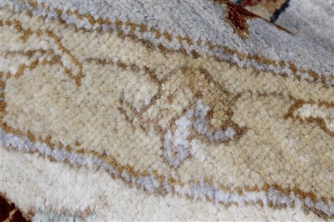 Chobi Beige Round Hand Knotted 82 X 83 Area Rug 250-26255 Image 10