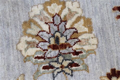 Chobi Beige Round Hand Knotted 82 X 83 Area Rug 250-26255 Image 8