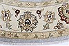 Chobi Beige Round Hand Knotted 82 X 83 Area Rug 250-26255 Thumb 4