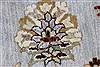 Chobi Beige Round Hand Knotted 82 X 83 Area Rug 250-26255 Thumb 8