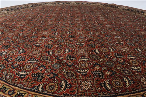 Herati Green Round Hand Knotted 80 X 80 Area Rug 250-26256 Image 2