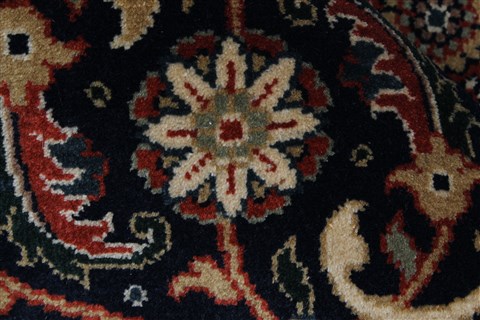 Herati Green Round Hand Knotted 80 X 80 Area Rug 250-26256 Image 7