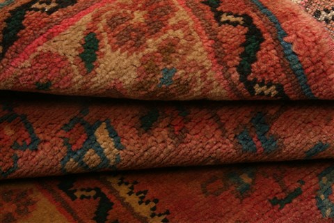 Hamedan Orange Hand Knotted 22 X 31 Area Rug 253-26260 Image 11