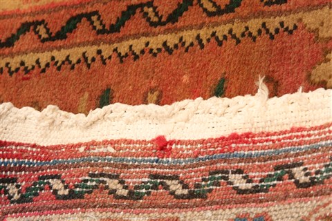 Hamedan Orange Hand Knotted 22 X 31 Area Rug 253-26260 Image 13