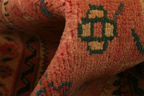 Hamedan Orange Hand Knotted 22 X 31 Area Rug 253-26260 Image 1