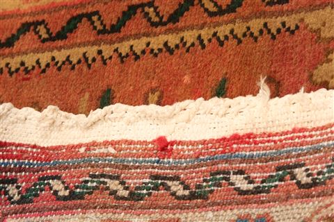 Hamedan Orange Hand Knotted 22 X 31 Area Rug 253-26260 Image 6