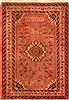 Hamedan Orange Hand Knotted 22 X 31  Area Rug 253-26260 Thumb 0