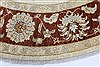 Chobi Beige Round Hand Knotted 81 X 82 Area Rug 250-26263 Thumb 3