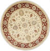 Chobi Beige Round Hand Knotted 81 X 82  Area Rug 250-26263 Thumb 0