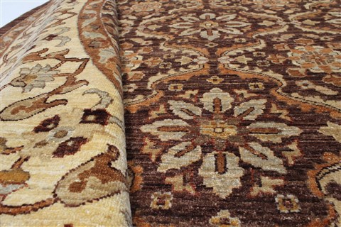 Chobi Beige Round Hand Knotted 80 X 81 Area Rug 250-26264 Image 9