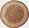 Chobi Beige Round Hand Knotted 80 X 81  Area Rug 250-26264 Thumb 0