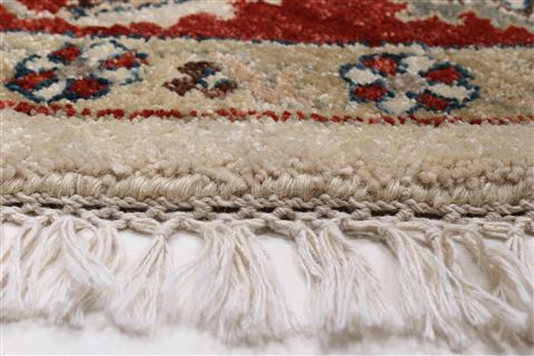 Jaipur White Round Hand Knotted 80 X 80 Area Rug 250-26265 Image 6