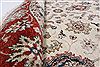 Jaipur White Round Hand Knotted 80 X 80  Area Rug 250-26265 Thumb 1