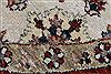 Jaipur White Round Hand Knotted 80 X 80  Area Rug 250-26265 Thumb 7