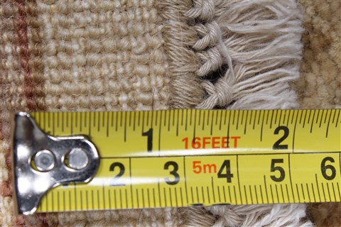 Chobi Beige Round Hand Knotted 710 X 711 Area Rug 250-26266 Image 1