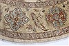 Chobi Beige Round Hand Knotted 710 X 711 Area Rug 250-26266 Thumb 3