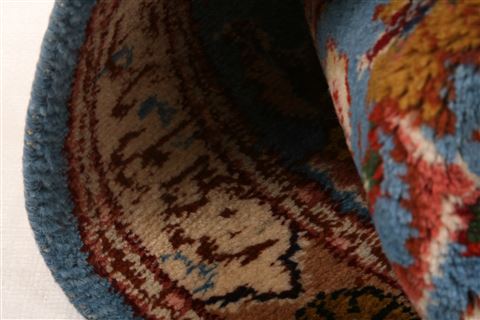 Tabriz Blue Hand Knotted 19 X 211 Area Rug 253-26267 Image 2