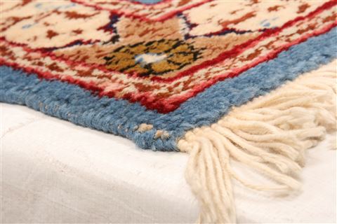Tabriz Blue Hand Knotted 19 X 211 Area Rug 253-26267 Image 7