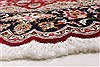 Tabriz Purple Round Hand Knotted 69 X 69  Area Rug 250-26268 Thumb 5