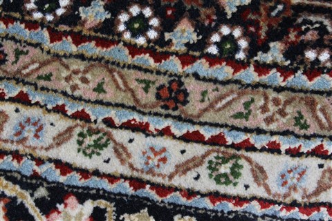 Tabriz Brown Round Hand Knotted 67 X 67 Area Rug 250-26269 Image 8