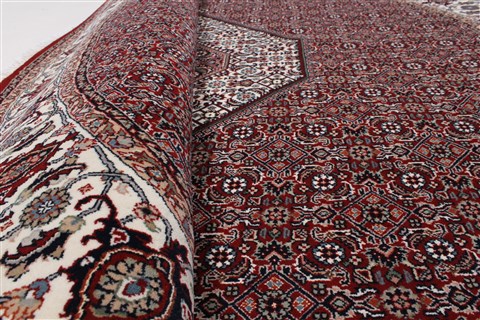 Bidjar Beige Round Hand Knotted 67 X 67 Area Rug 250-26270 Image 9