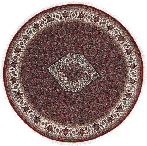 Bidjar Beige Round Hand Knotted 67 X 67 Area Rug 250-26270 Image 0