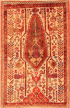 Shahre Babak Red Hand Knotted 2'3" X 4'11"  Area Rug 100-26272