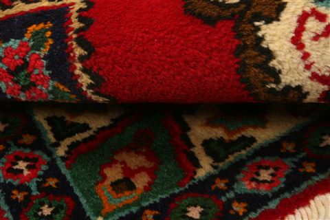 Tabriz Red Square Hand Knotted 110 X 26 Area Rug 253-26273 Image 2